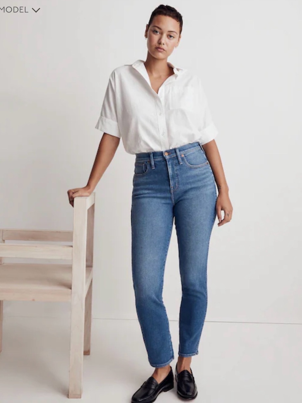 Curvy Stovepipe Jeans in Leaside Wash Madewell
